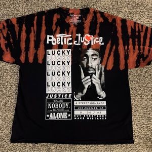 Chemistry Tupac T-shirt Black/Red Size x2L